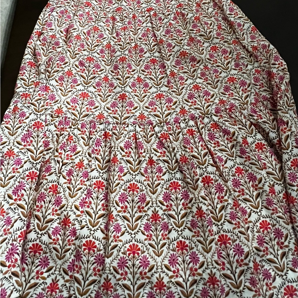 Cami NYC Floral Skirt - Pink and Brown